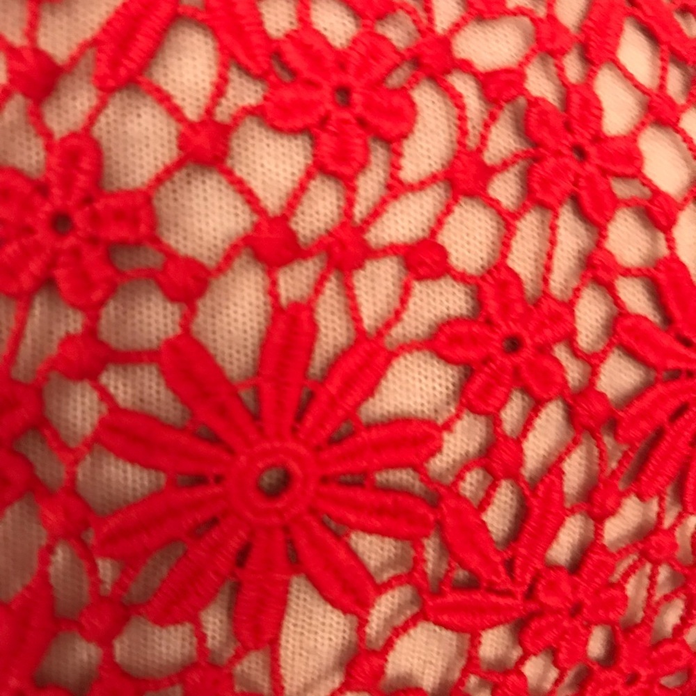 Ralph Lauren red crochet top - Picture 4 of 6